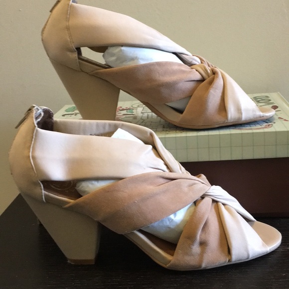 Jeffrey Campbell Stacked Heel Sandals - sz 8.5 - Picture 4 of 14